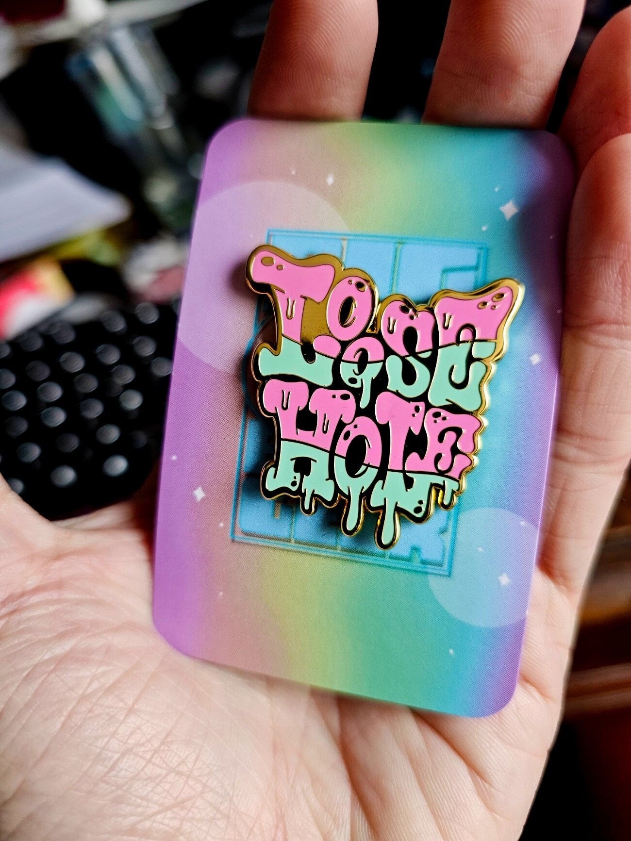 Loose Hole Pin Badge