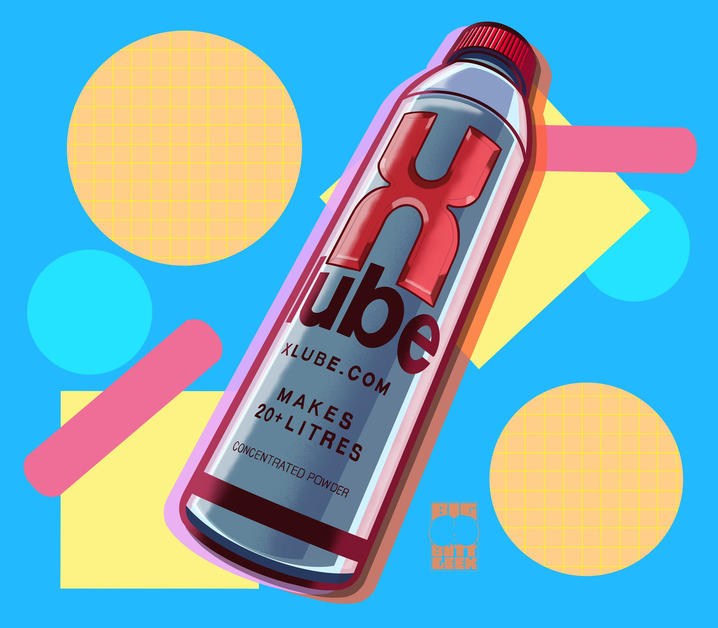 X Lube Postcard/Print