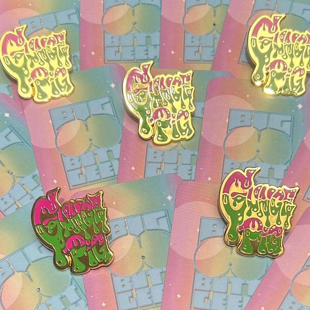 Gunge Pig Pin Badge